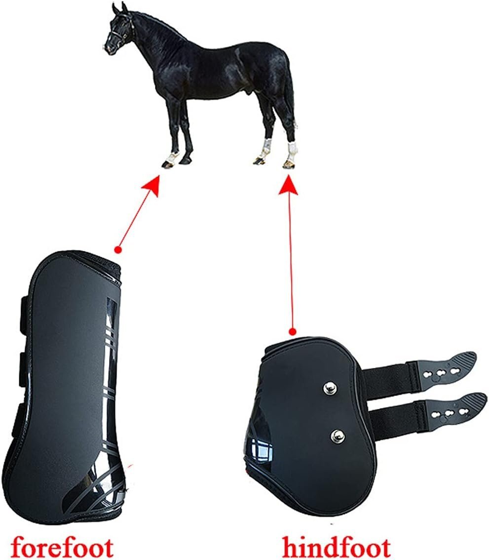 馬用プロテクター 馬レッグブーツ 乗馬ブーツ用品 乗馬 馬装具 保護 乗馬 ホースライディング_画像2