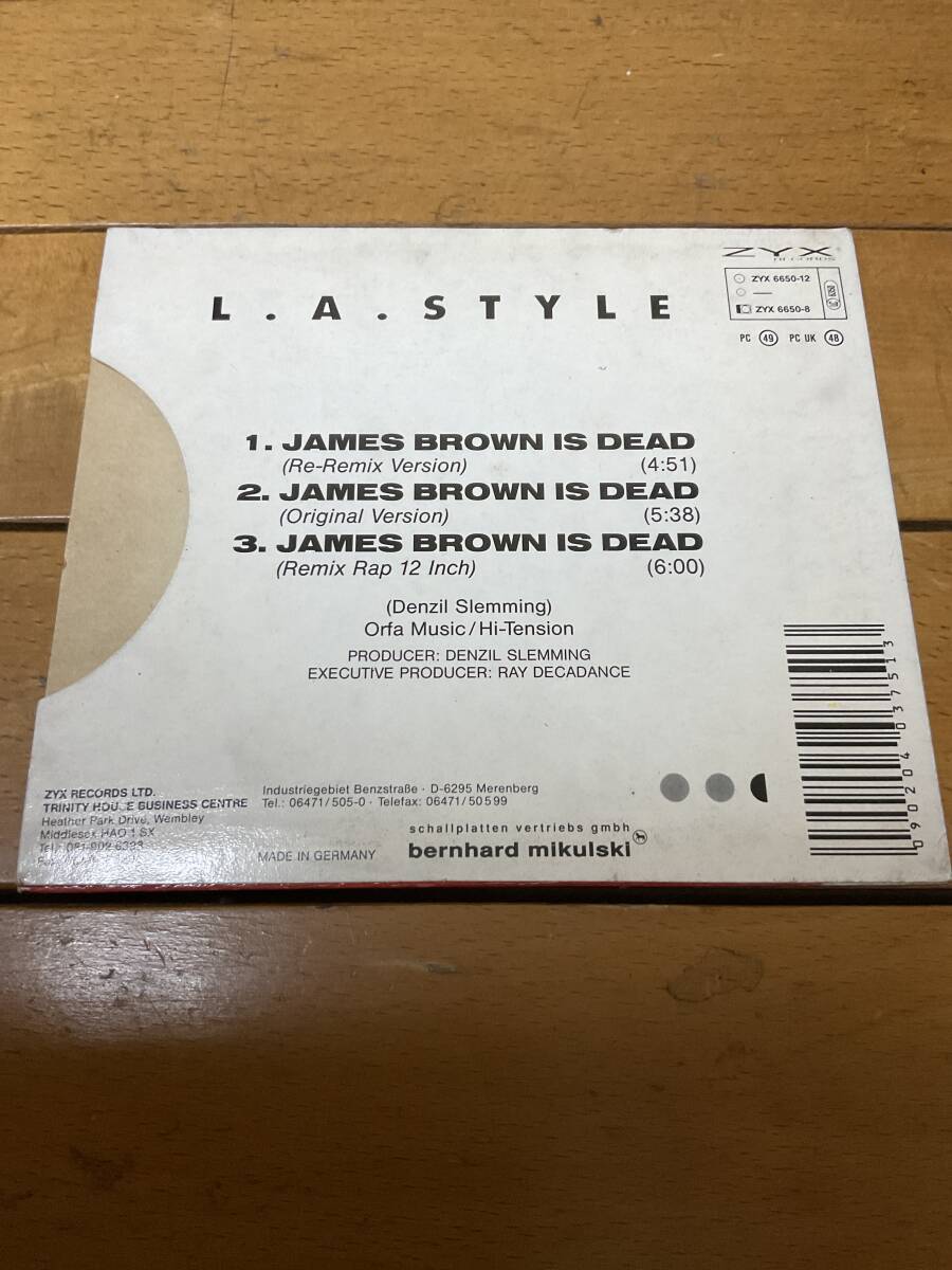 L..A. STYLE (LAスタイル) 「James Brown Is Dead」Bonus Track 輸入盤 紙ジャケットの画像2