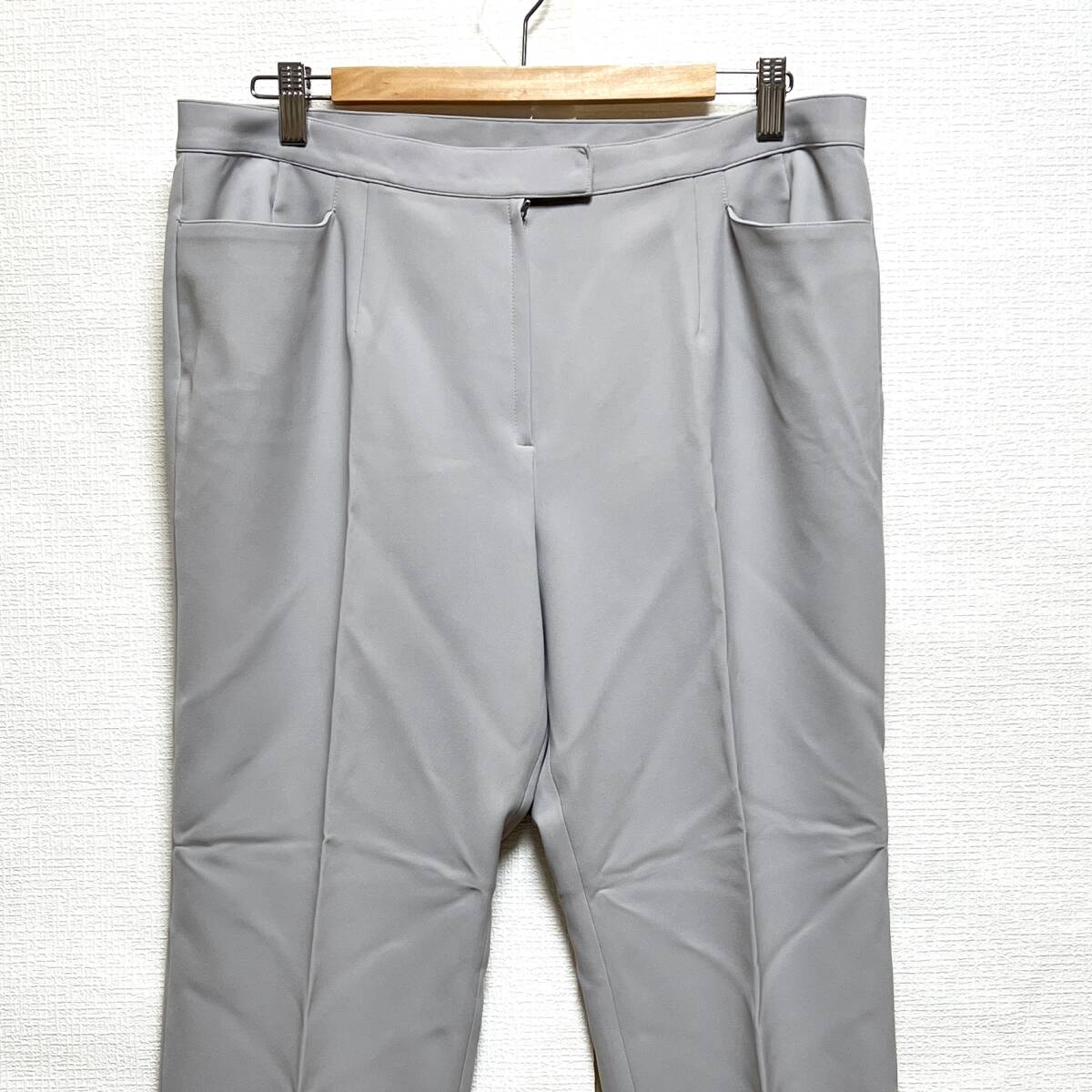  prompt decision Leilian Leilian lady's pants large size 17+ gray series letter pack post service possible (862392)