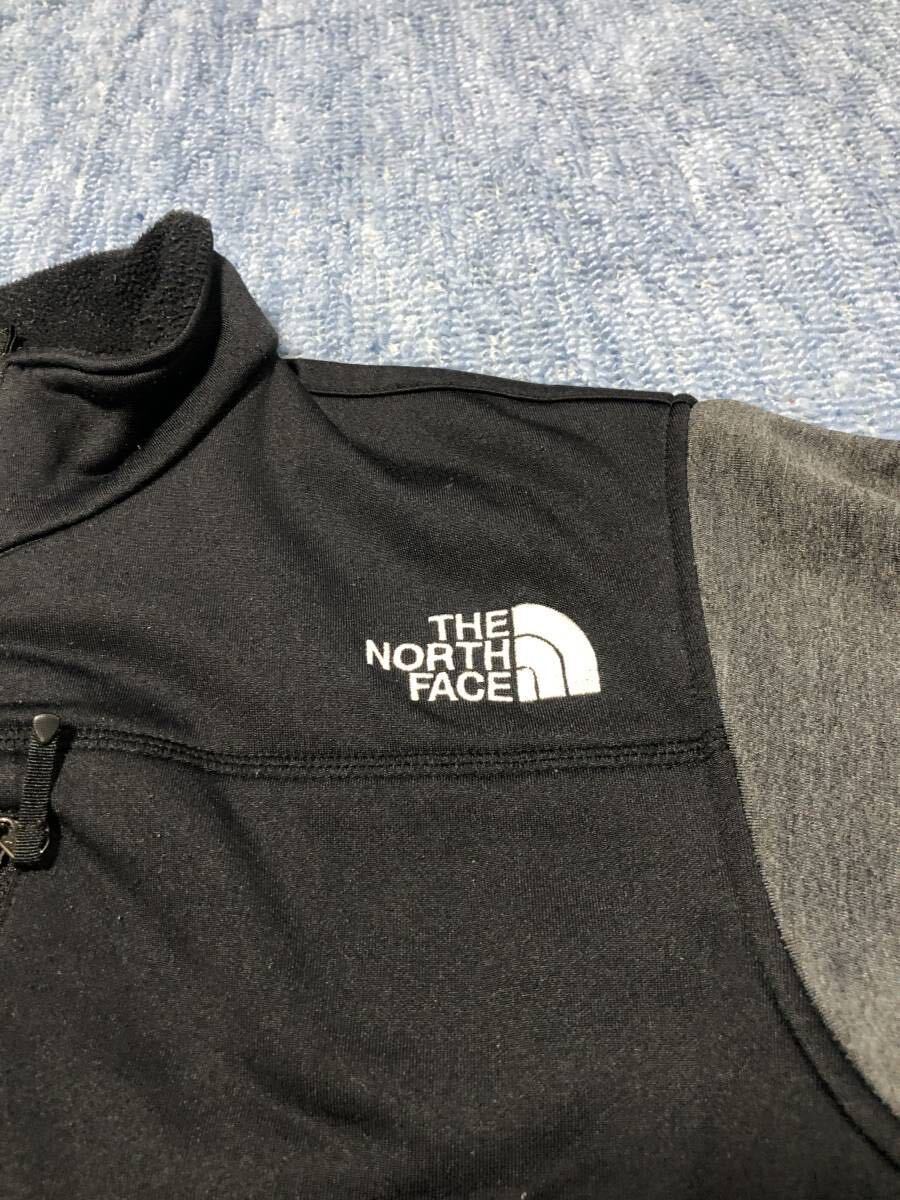 THE NORTH FACE フリース ジャケット ノースフェイス 黒 グレー マウンテン アウター アウトドア L_画像3