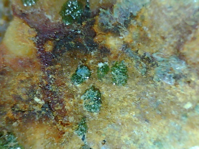 国産鉱物　宮崎県　嘉納　オリーブ銅鉱　オリヴィナイト　結晶質　ハイグレード　定型外発送_画像7