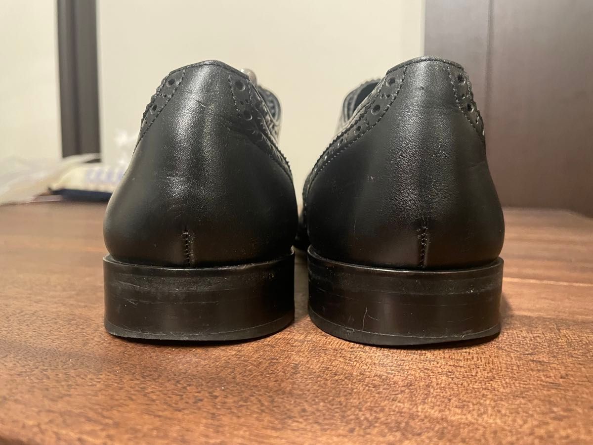 バーバリー　ブラックレーベル　シューズ　革靴　25cm ブラック　黒