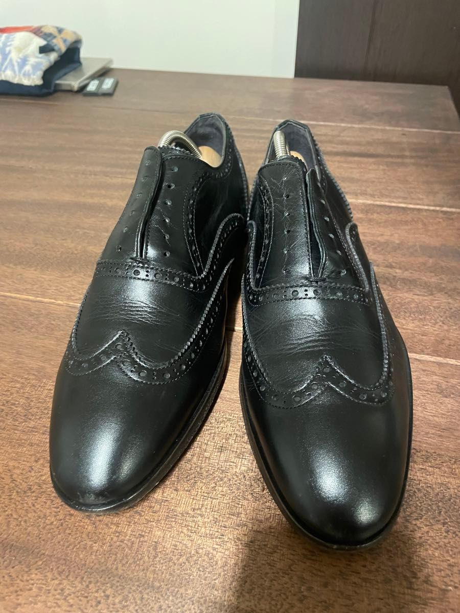 バーバリー　ブラックレーベル　シューズ　革靴　25cm ブラック　黒