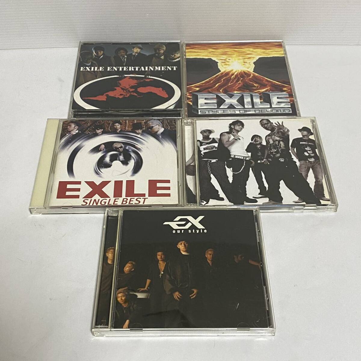 EXILE CD 5枚セット / Styles Of Beyond / SCREAM / OUR STYLE / ENTERTAINMENT / SINGLE BESTの画像1