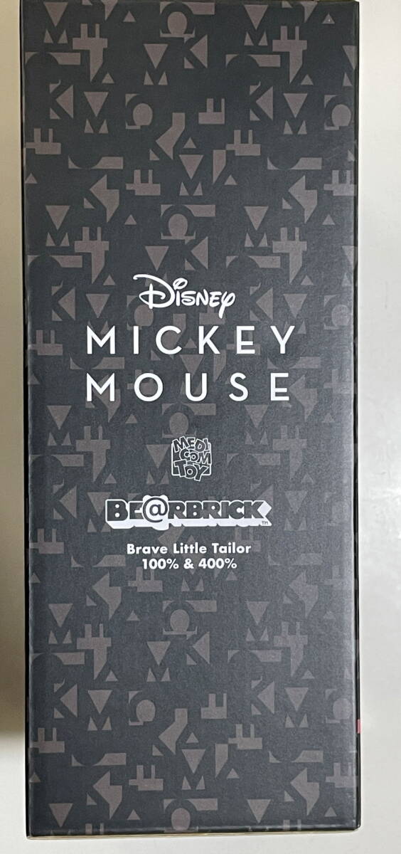 □　BE@RBRICK MICKEY MOUSE “Brave Little Tailor" 100％ & 400％_画像4