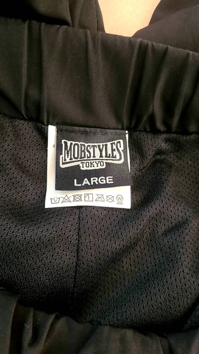 MOBSTYLES モブスタイル ナイロンジップジャケット ナイロンパンツ Lサイズ セットアップ 2.3度着用 リバーサル インスピリット　_画像9