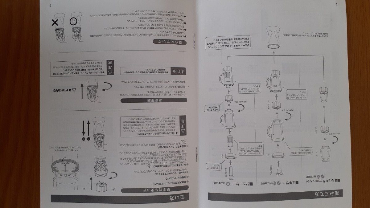 【新品】ジューサーミキサーミル　1台3役 7種の使い方 調理器具 説明書あり_画像9