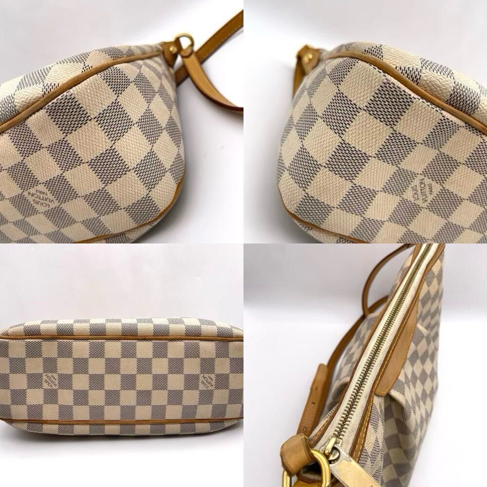 ルイヴィトン LOUIS VUITTON ダミエ アズール シラクーサPM ショルダーバッグ _画像4