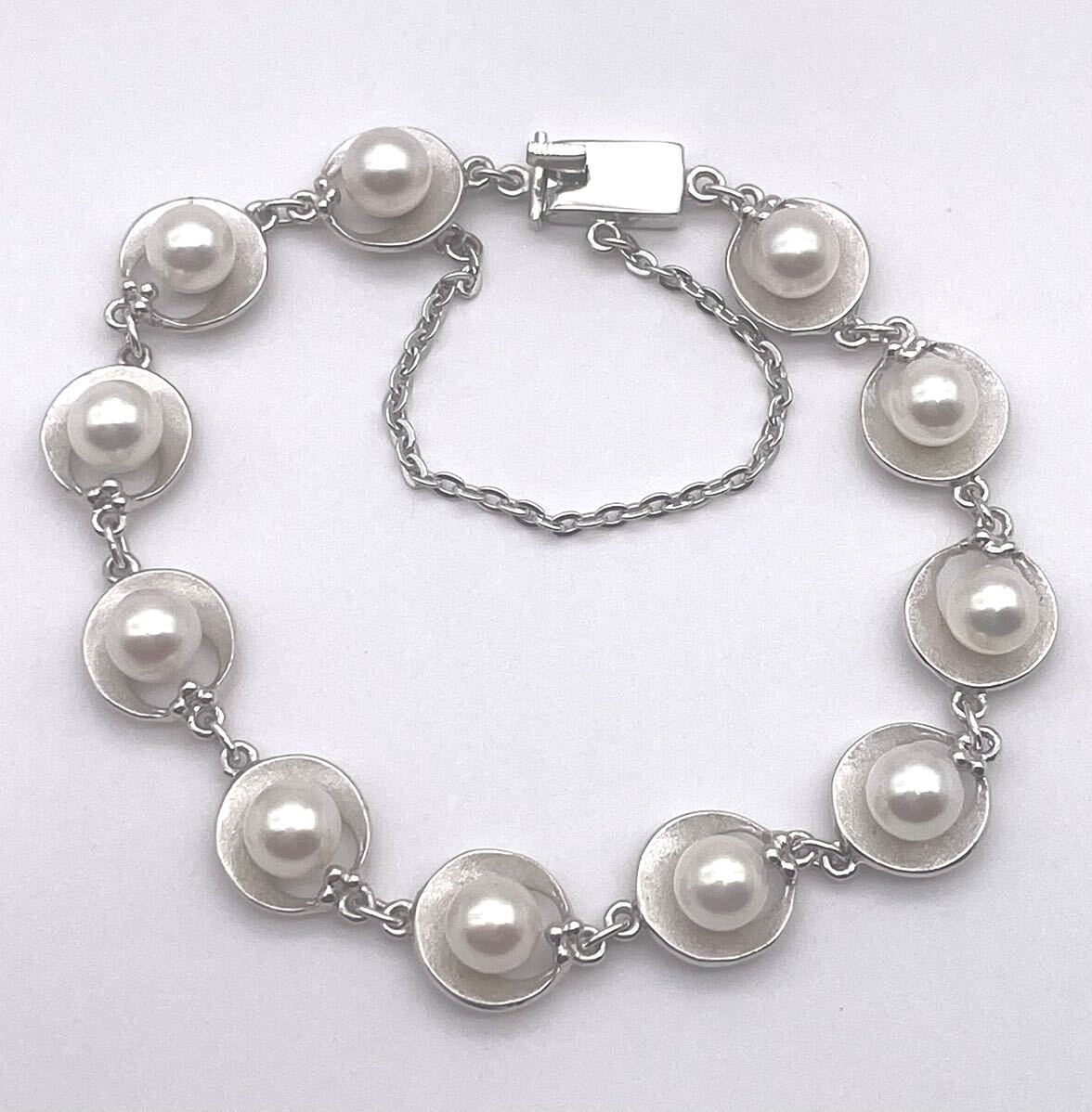 SILVER アコヤ真珠 アコヤパール ブレスレット