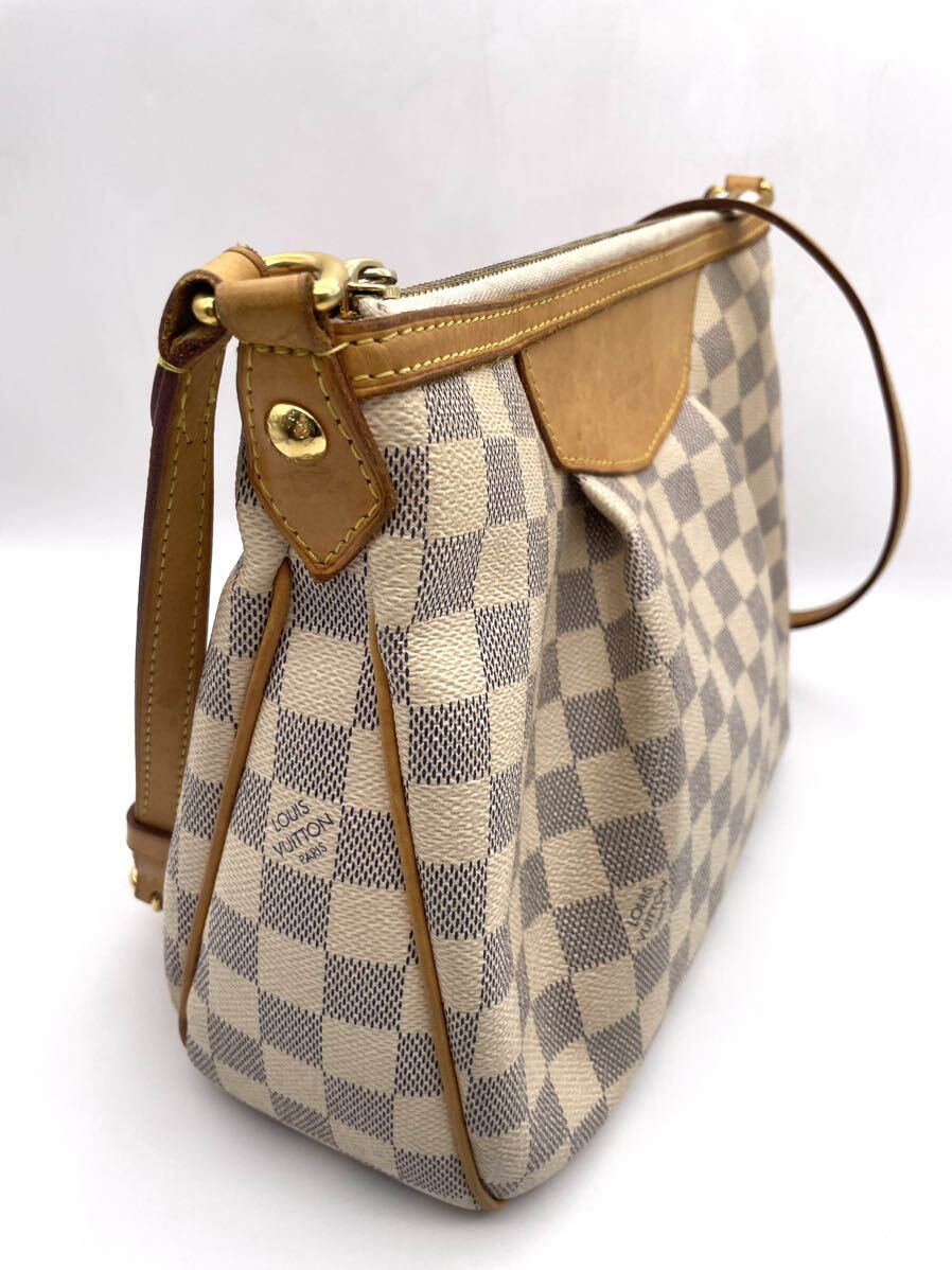 ルイヴィトン LOUIS VUITTON ダミエ アズール シラクーサPM ショルダーバッグ _画像3