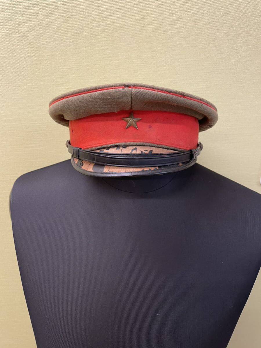 当時物 大日本帝国 陸軍 軍帽 陸軍帽子 旧日本軍 ミリタリー 軍物 コレクターの画像1