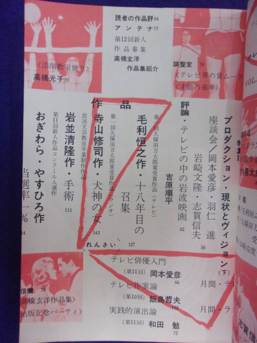 0008 テレビドラマ 1964年6月号 昭和39年_画像3