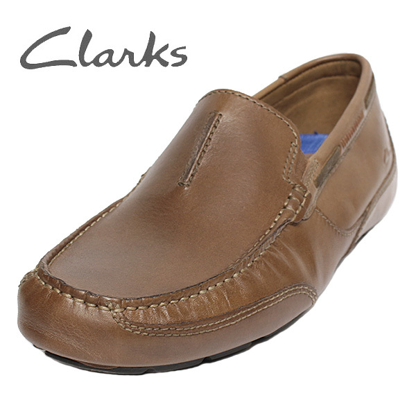 クラークス 靴 メンズ ドライビングシューズ ローファー スリッポン 10 M(約28cm) CLARKS Markman Seam 新品
