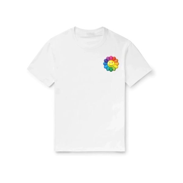 J Balvin x Takashi Murakami Tシャツ L ホワイト_画像4