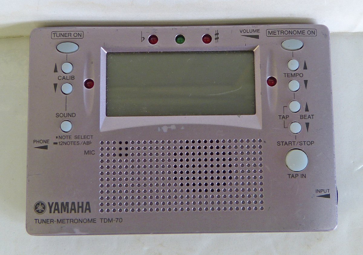 ☆YAMAHA ヤマハ チューナー メトロノーム TDM-70 USED品☆_画像1