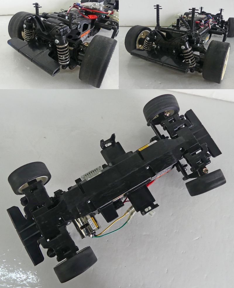 ☆TAMIYA タミヤ 1/10 XB エキスパートビルド TL-01シャーシ【カルソニック スカイライン GT-R’99(R34)】プロポ・バッテリー付 USED品☆_画像4