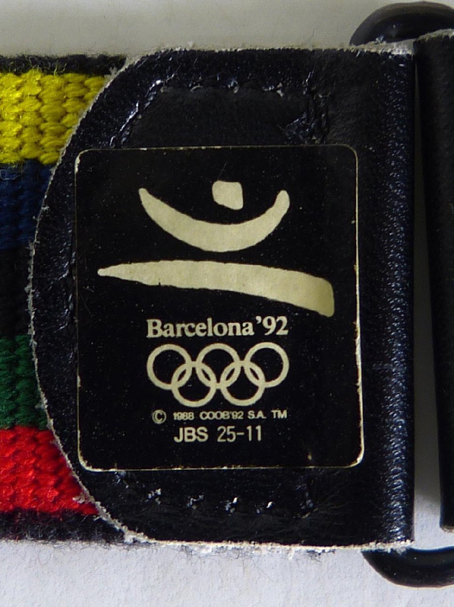 ☆MINOLTA ミノルタ 純正 カメラ用 ストラップ Barcelona '92 バルセロナオリンピック USED品☆の画像4