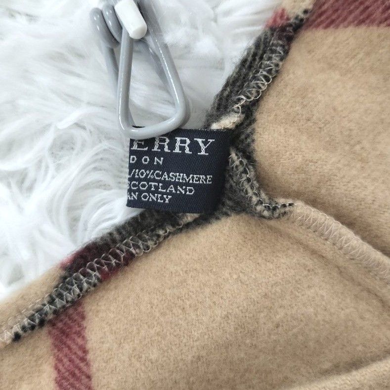 Burberry ノバチェック ウール カシミヤ混 ポンチョ バーバリーロンドン