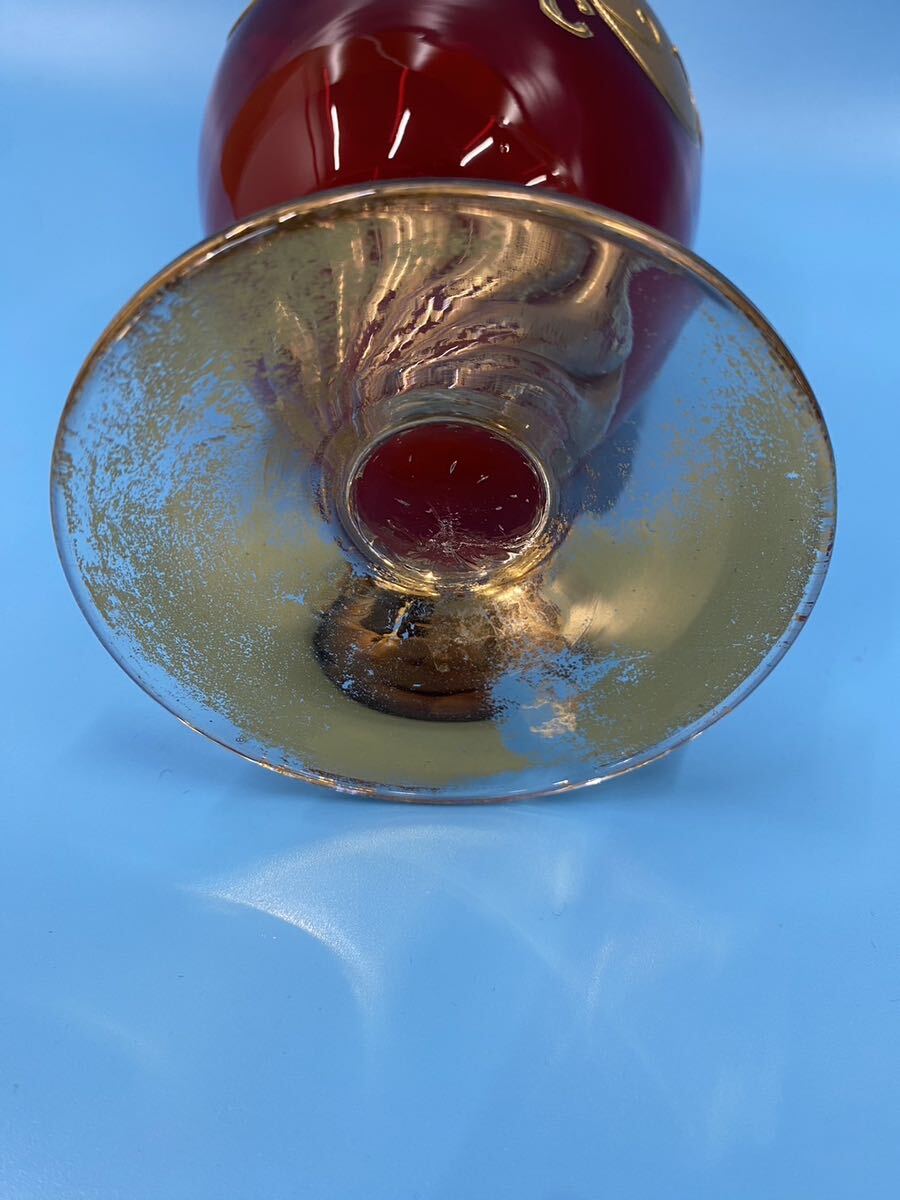 ベネチアングラス デキャンタ 1本 ワイングラス 酒器 デカンタ 赤 金彩 盛花 フラワーモチーフ ヴェネチアンガラス GSS032503_画像10
