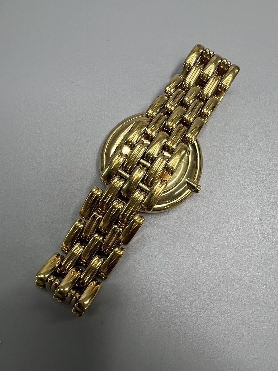 Christian Dior ディオール 腕時計 黒文字盤 ゴールド ユニセックス 電池切不動 GSH032501の画像5