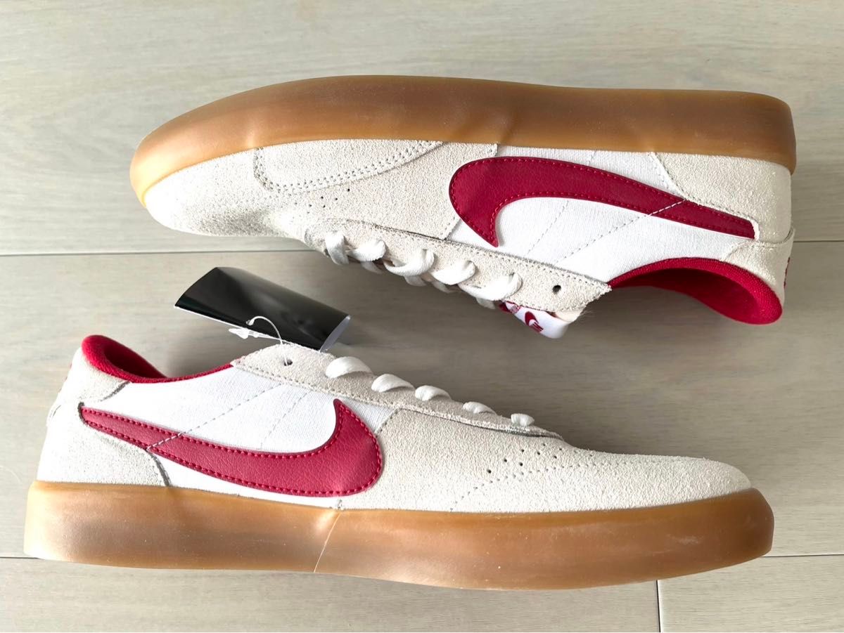 新品未使用】ナイキSB ヘリテージ VULC 27 5cm 白×赤×ガム NIKE 新品未使用】ナイキSB ヘリテージ VULC 27 5cm 白×赤×ガム NIKE
