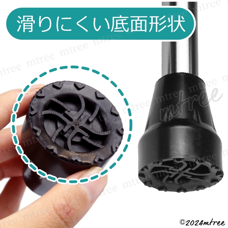 【2個セット】 杖先ゴム 直径19mm対応 キャップ 替えゴム 介護用品 折りたたみ杖_画像3