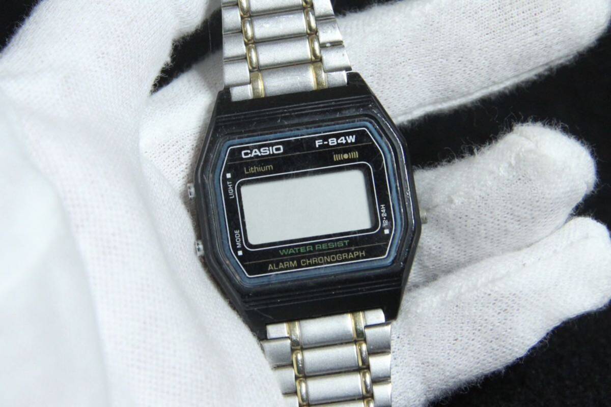 30.カシオ CASIO F-28W ILLUMINATOR WATER RESIST F-84W WATER 20BAR RESISTまとめ売り 5点セット メンズ腕時計 _画像4