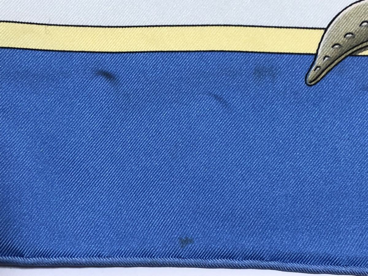 美品 HERMES L'AIR MARIN 海風 エルメス スカーフ カレ90 LAIR 美品 HERMES L'AIR MARIN 海風 エルメス スカーフ カレ90 LAIR