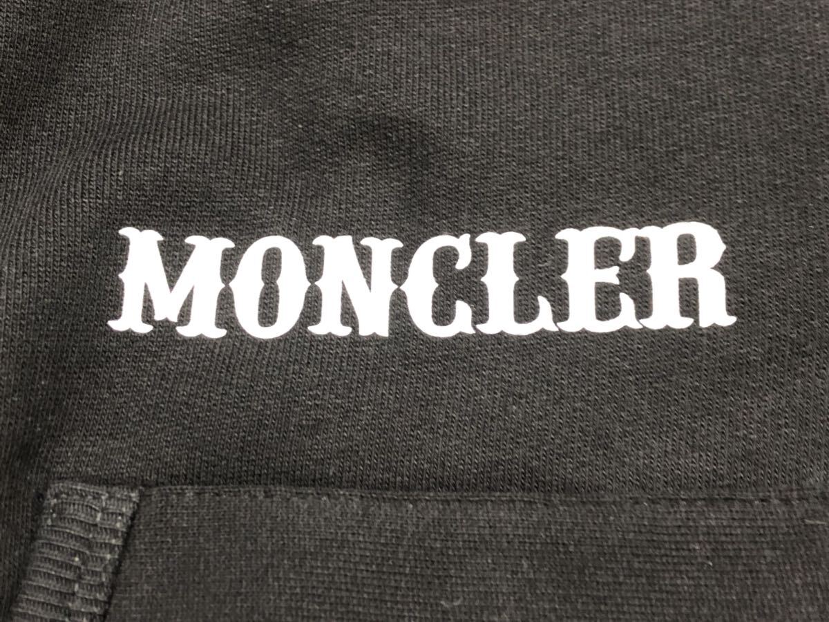 未使用 タグ付 MONCLER EMBROIDERED HOODIE ブラック フード パーカー 7 モンクレール フラグメント ヒロシフジワラ モンクレール ジャパンの画像4