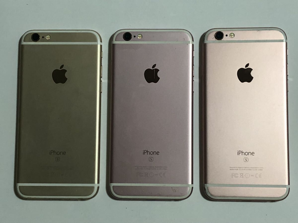 SIMフリー iPhone6s 64GB 32GB 合計3台 ローズ ゴールド SIMロック解除 Apple iPhone 6s スマートフォン アップル シムフリー 送料無料の画像6