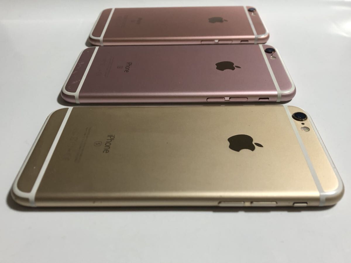 SIMフリー iPhone6s 64GB 32GB 合計3台 ローズ ゴールド SIMロック解除 Apple iPhone 6s スマートフォン アップル シムフリー 送料無料の画像8
