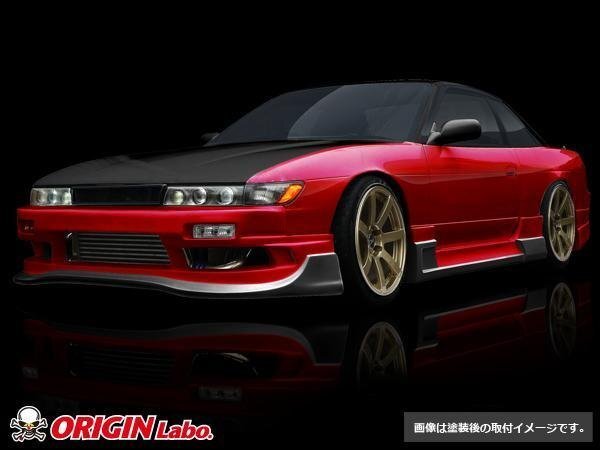 S13シルビア エアロセット レーシングライン GTライン オリジン ORIGIN レーシングエアロ エアロパーツ 3点セット ドリフト 後期用_画像2