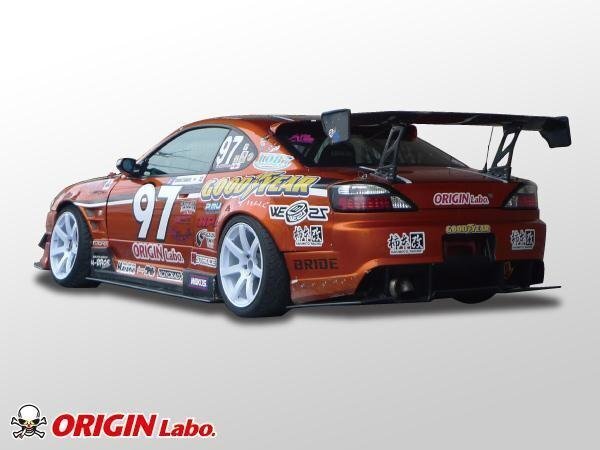 ORIGIN Labo S15 シルビア リアアンダーパネル FRP オリジン レーシングラインエアロ用 ディフューザー リアアンダー アンダーパネル_画像3