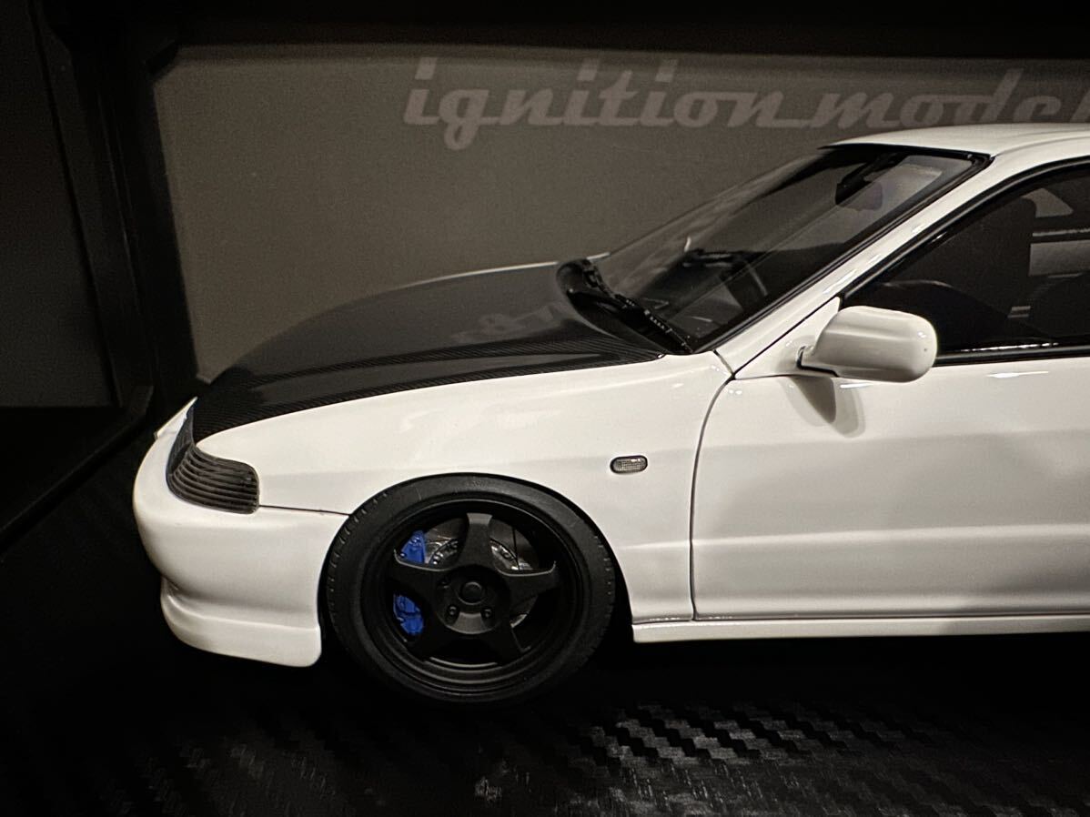 [新品] 1/18 IG3054 Honda INTEGRA (DC2) TYPE R Whiteイグニッションモデル ignition model ホンダ インテグラ タイプR spoon 無限の画像4