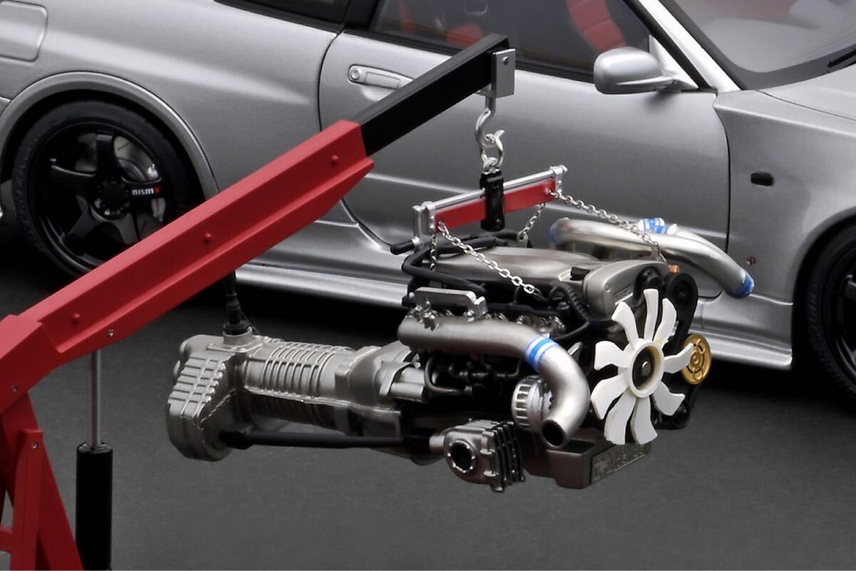 [新品] 1/18 RB26DETT Engine MOTORHELIX NISSAN SKYLINE GT-R R34 Nismo CRS Omori モーターヘリックス ignition model エンジン Z-Tuneの画像4