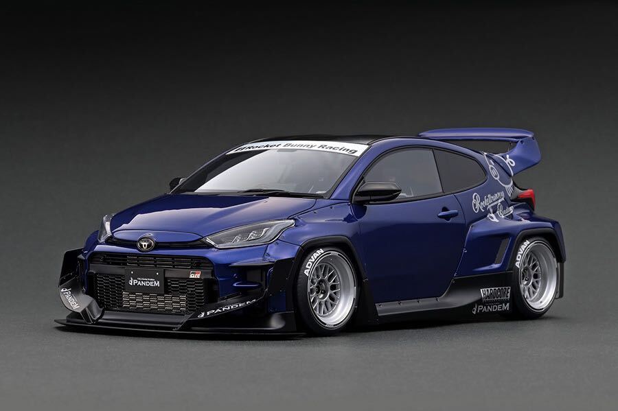 [WEB限定] 1/18 IG2903 PANDEM GR YARIS (4BA) Blue Metallic 車両のみ ignition model イグニッションモデル Toyota ヤリス WRC パンデム の画像2