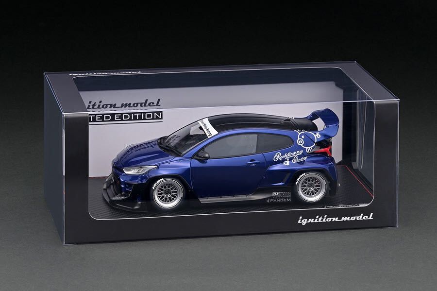 [WEB限定] 1/18 IG2903 PANDEM GR YARIS (4BA) Blue Metallic 車両のみ ignition model イグニッションモデル Toyota ヤリス WRC パンデム の画像1