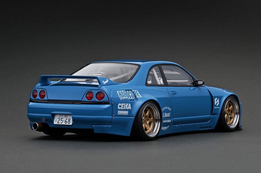 [WEB限定] 1/18 IG3027 PANDEM GT-R (BCNR33) Blue With Skate Boardイグニッションモデル ignition model Nissan SKYLINE R33 パンデムの画像4