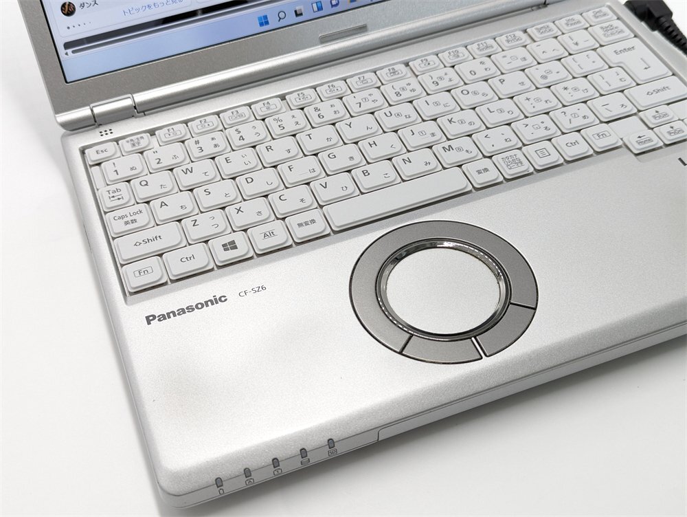 1円～ 高速SSD 中古良品 累積使用20時間 ノートパソコン Windows11 Office Panasonic CF-SZ6RDYVS 第7世代i5 8GB 無線 Bluetooth カメラ_画像4