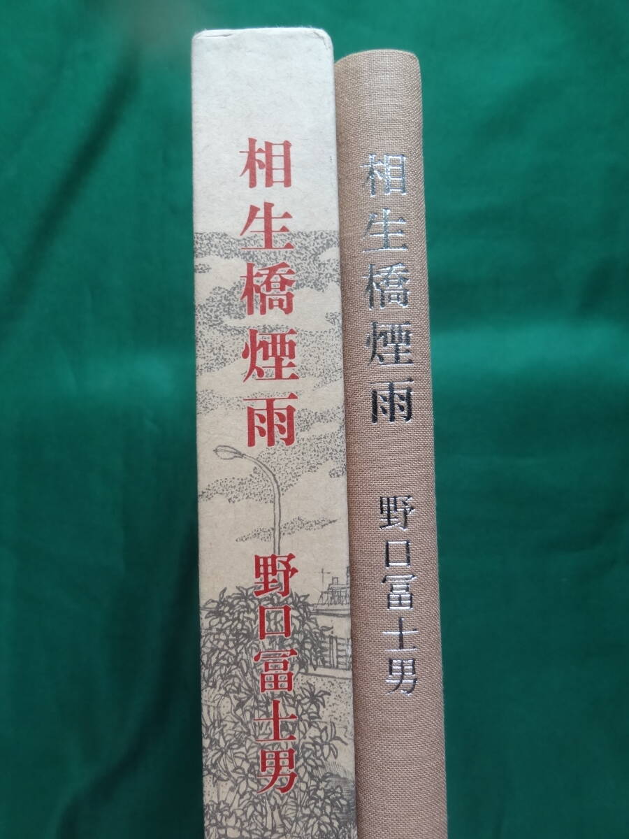 野口冨士男 　相生橋煙雨　＜短篇小説集＞　 文藝春秋　 初版・帯付　越谷　徳田秋聲　豊田三郎　八木義徳　田辺茂一ほか_画像1