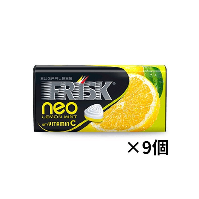 賞味2024年8月 クラシエ フリスク ネオ レモンミント 35g ×9個_画像1