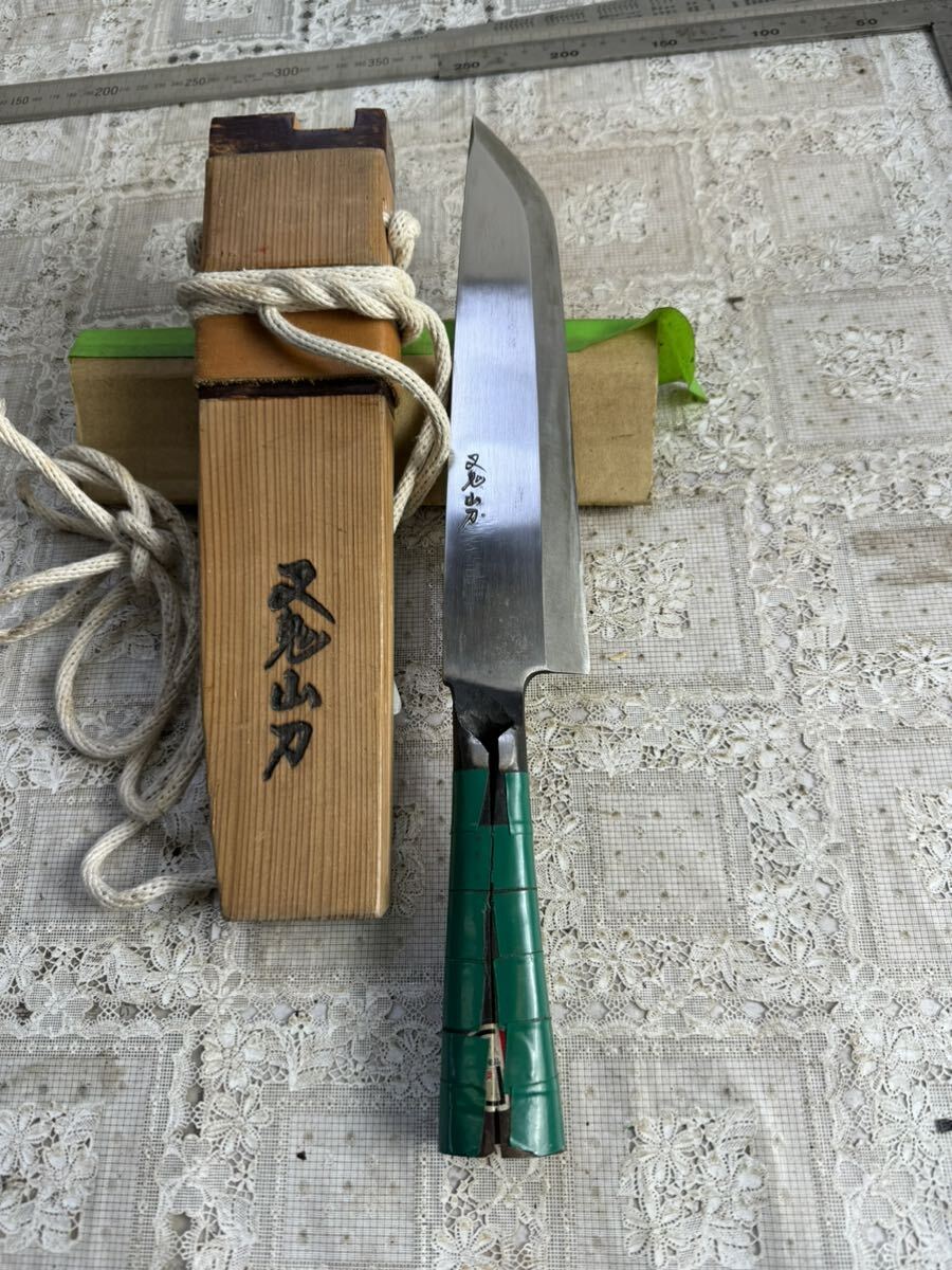 美品☆叉鬼山刀マタギナガサフクロナガサ西根打刃物製作所三代目 美品☆叉鬼山刀マタギナガサフクロナガサ西根打刃物製作所三代目