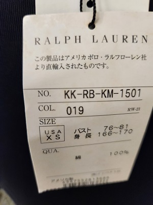  Ralph Lauren tops black size XS unused [8856-3]