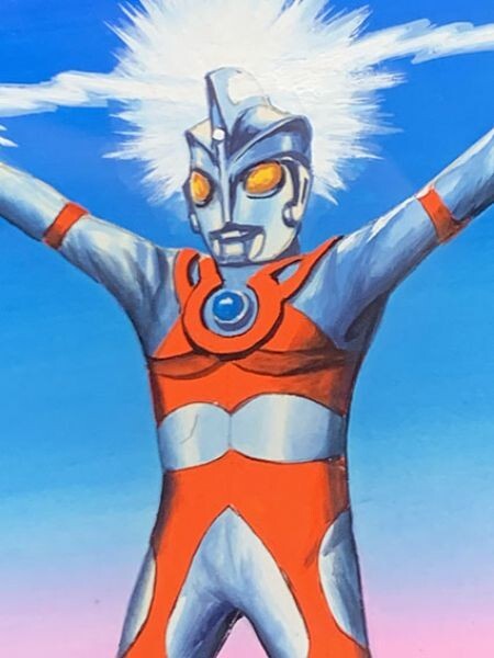 ウルトラマンA」直筆版権イラスト 水彩 紙 まんだらけ保証書 ウルトラマンA」直筆版権イラスト 水彩 紙 まんだらけ保証書