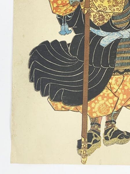 国芳「武蔵坊弁慶」　35.5×24.5　浮世絵　錦絵　木版画　歌川国芳　Kuniyoshi