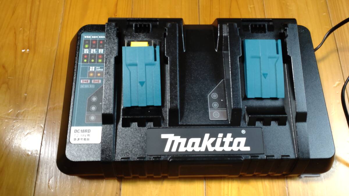 ★☆純正 DC18RD マキタ makita 急速充電器 充電器 7.2V-18V用 2口急速充電器 中古品☆★_画像1