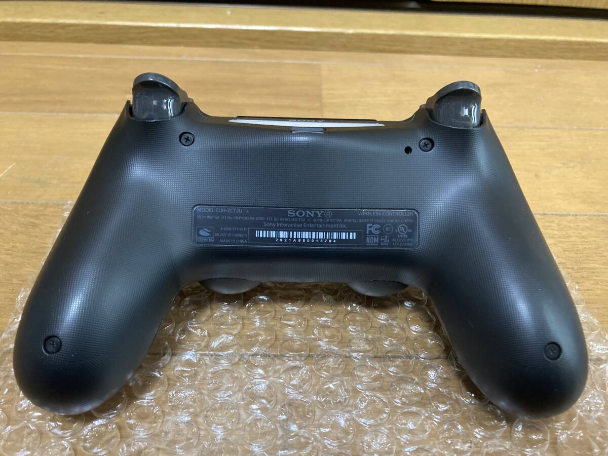 PS4 PlayStation4 ワイヤレスコントローラー ソニー 純正 CUH-ZCT2J スチール・ブラック DUALSHOCK4_画像2