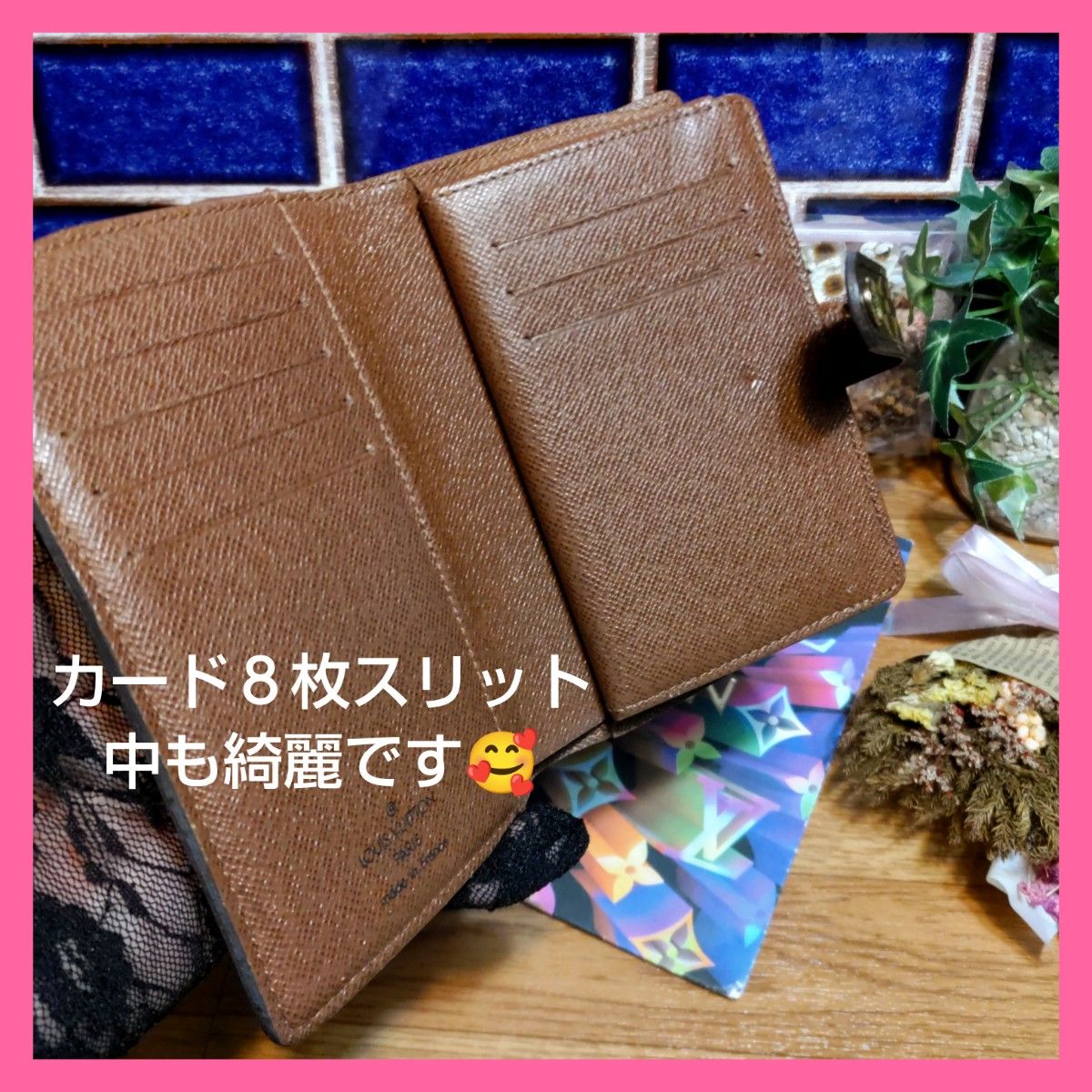 ルイヴィトン☆彡超美品☆彡モノグラムがま口では珍しいカードスリット強化型財布＼(^o^)／