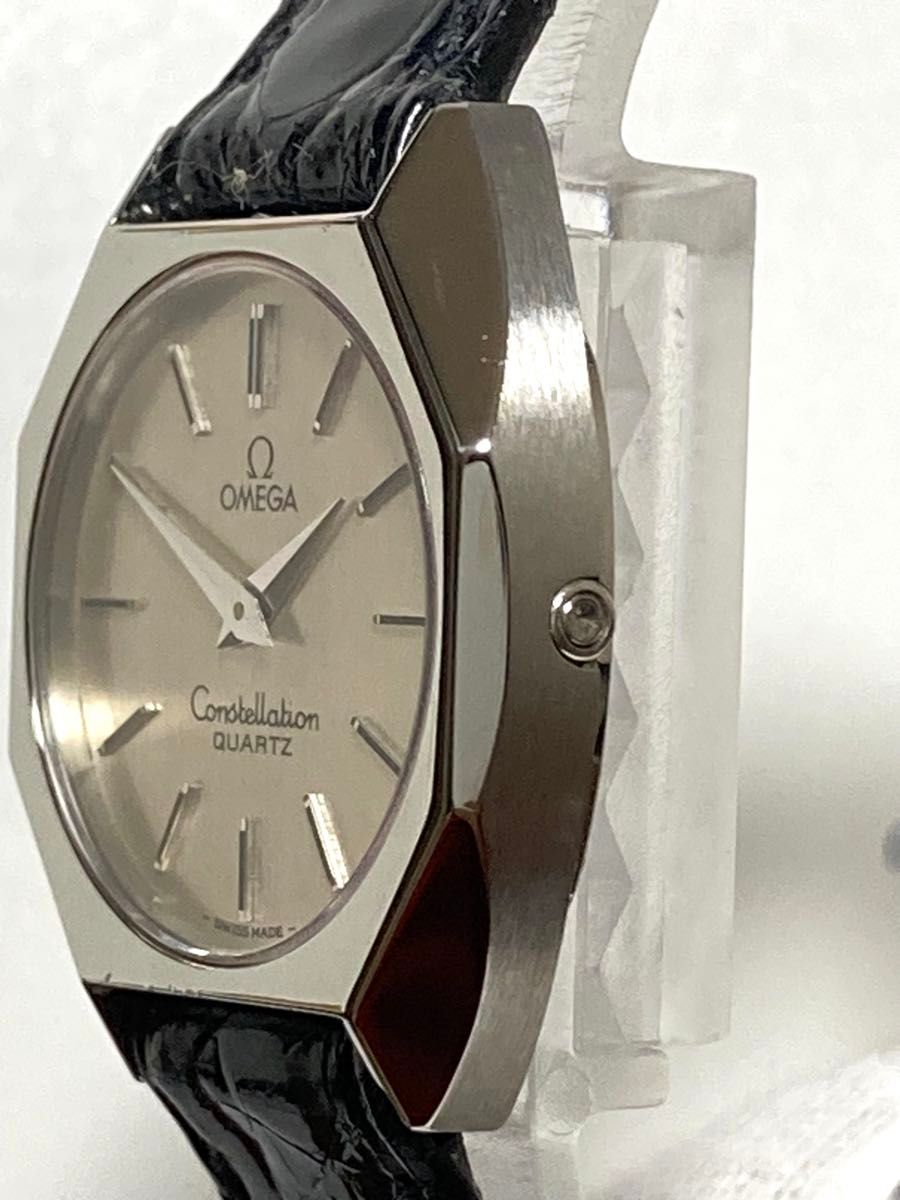 極美品！　OMEGA オメガ　電池&純正ベルト新品交換済み　レディース腕時計