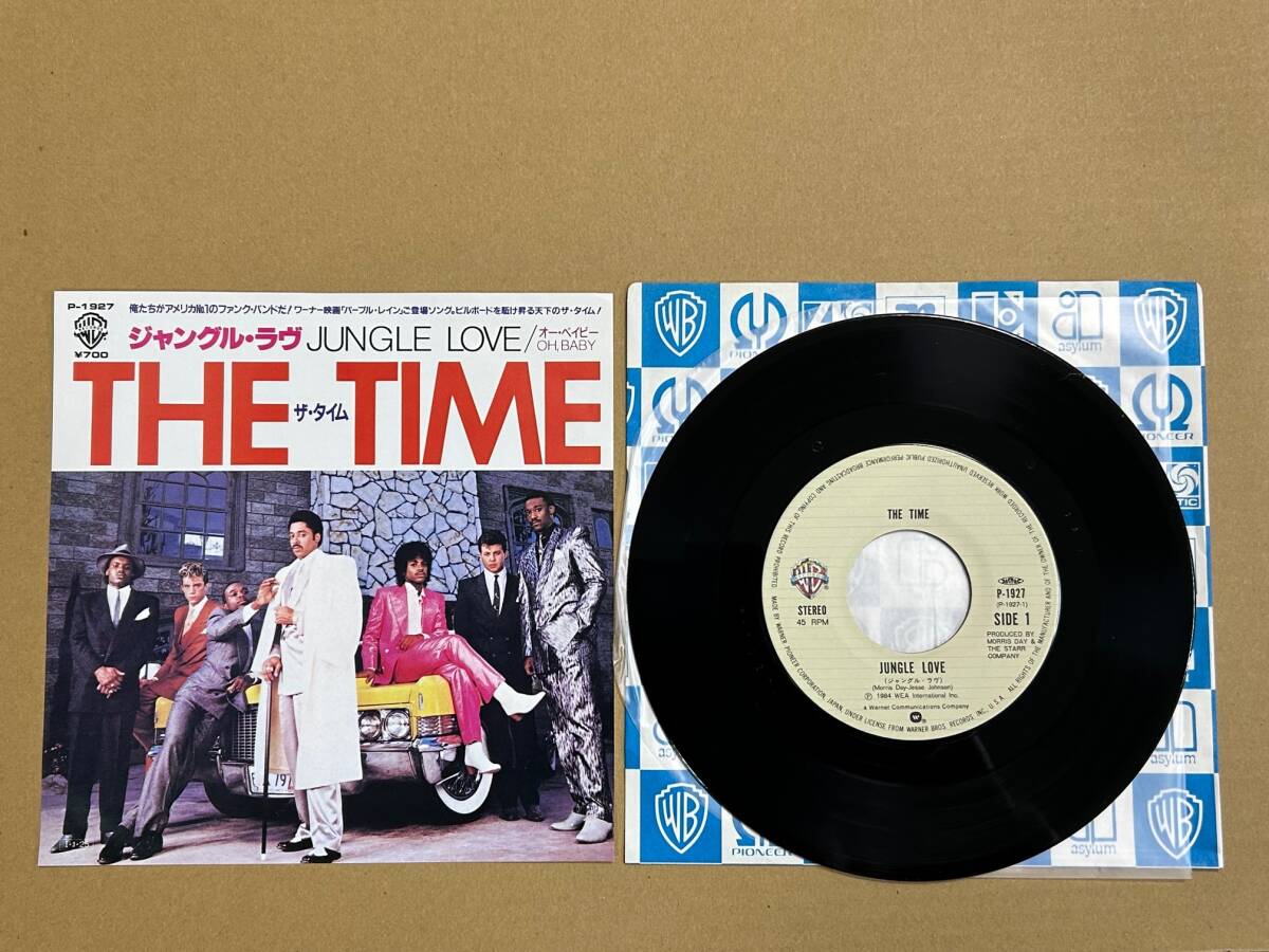 ザ・タイム The Time / ジャングル・ラヴ　国内盤 7インチ P-1927 　プリンス 関連_画像1